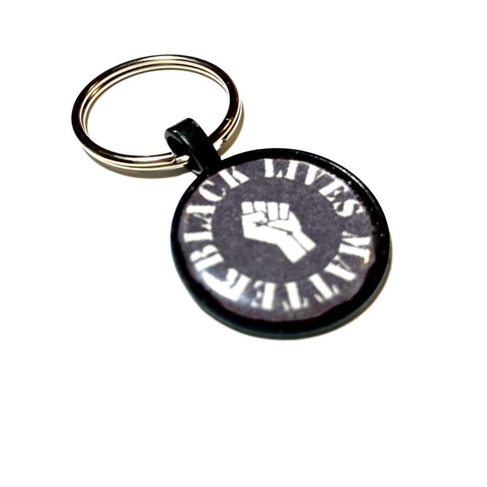 Black Lives Matter Custom Made Keychain